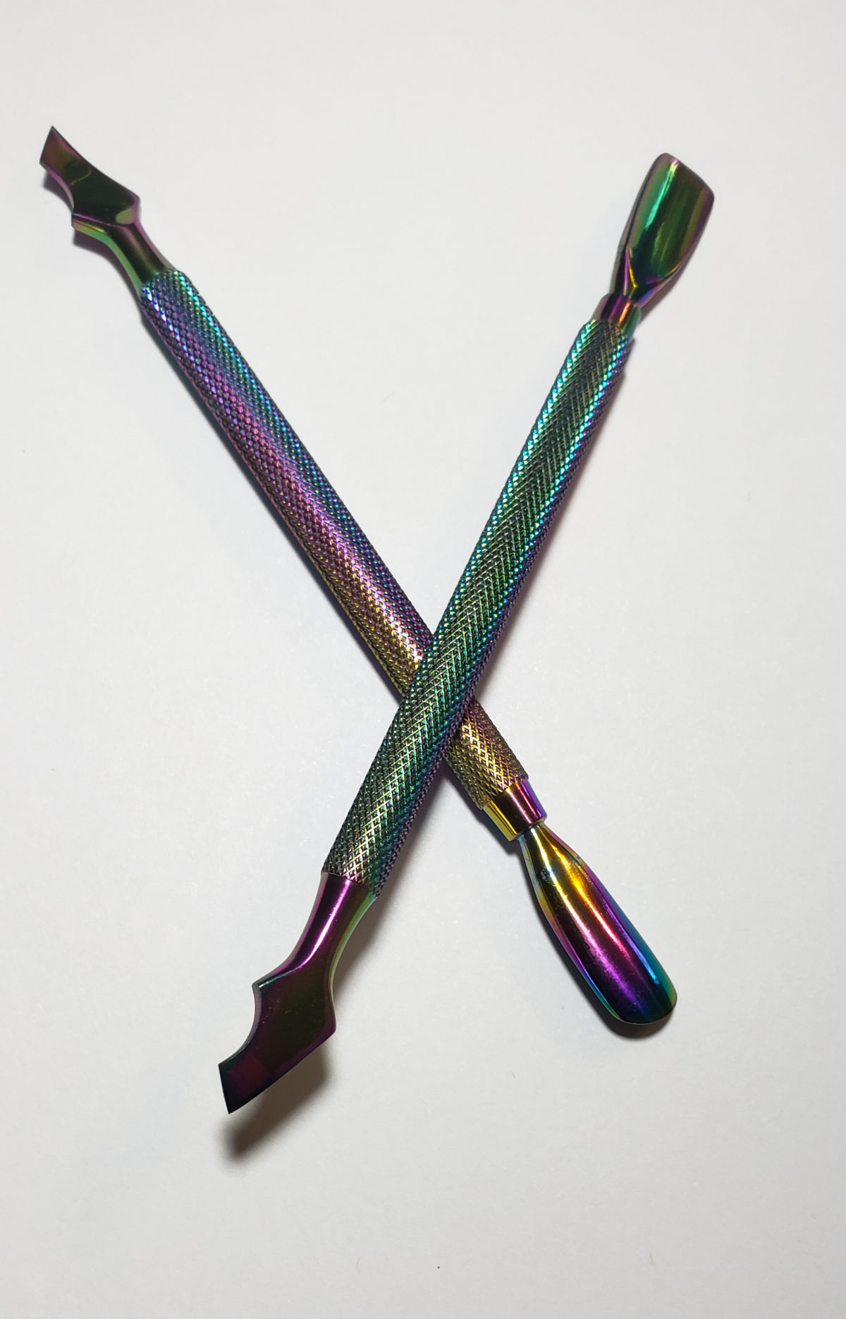 Rainbow Cuticle Pusher & Scraper - N.B.T. Inc