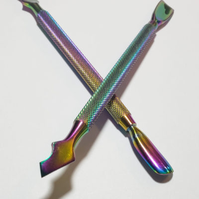 Rainbow Cuticle Pusher & Scraper - N.B.T. Inc