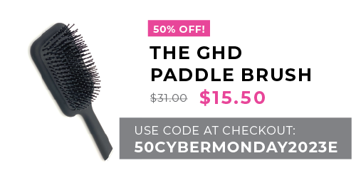 50% off -  The GHD Paddle Brush - $15.50 - Use Code 50CYBERMONDAY2023E at checkout.