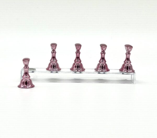 Metallic Pink Nail Tip Holder