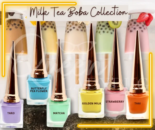 Tracy Vinson Milk Tea Boba Collection Set of 6 - Image 2