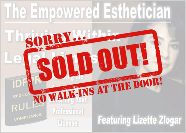 The Empowered Esthetician with Lizette Zlogar - In-Person Class (NBT Training Center Frankfort, Illinois) - Sunday July 27, 2025 10:00am-4:00pm – WITH Online Sexual Harassment Training